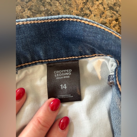 Express High Rise Cropped Jegging - Picture 4 of 6